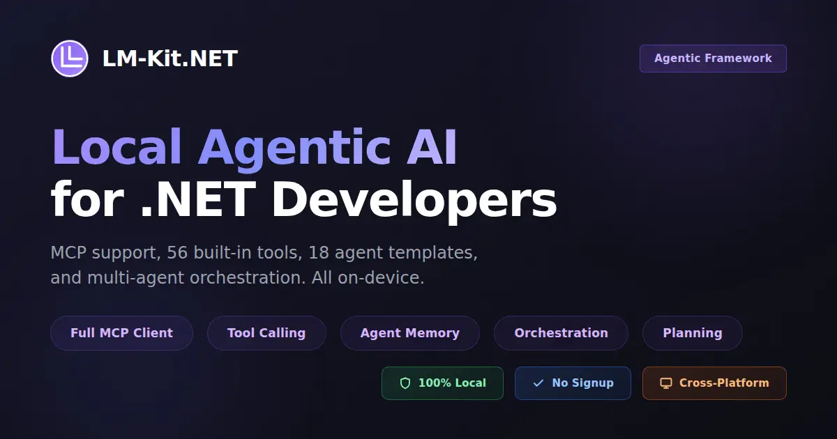 LM-Kit.NET Goes Agentic