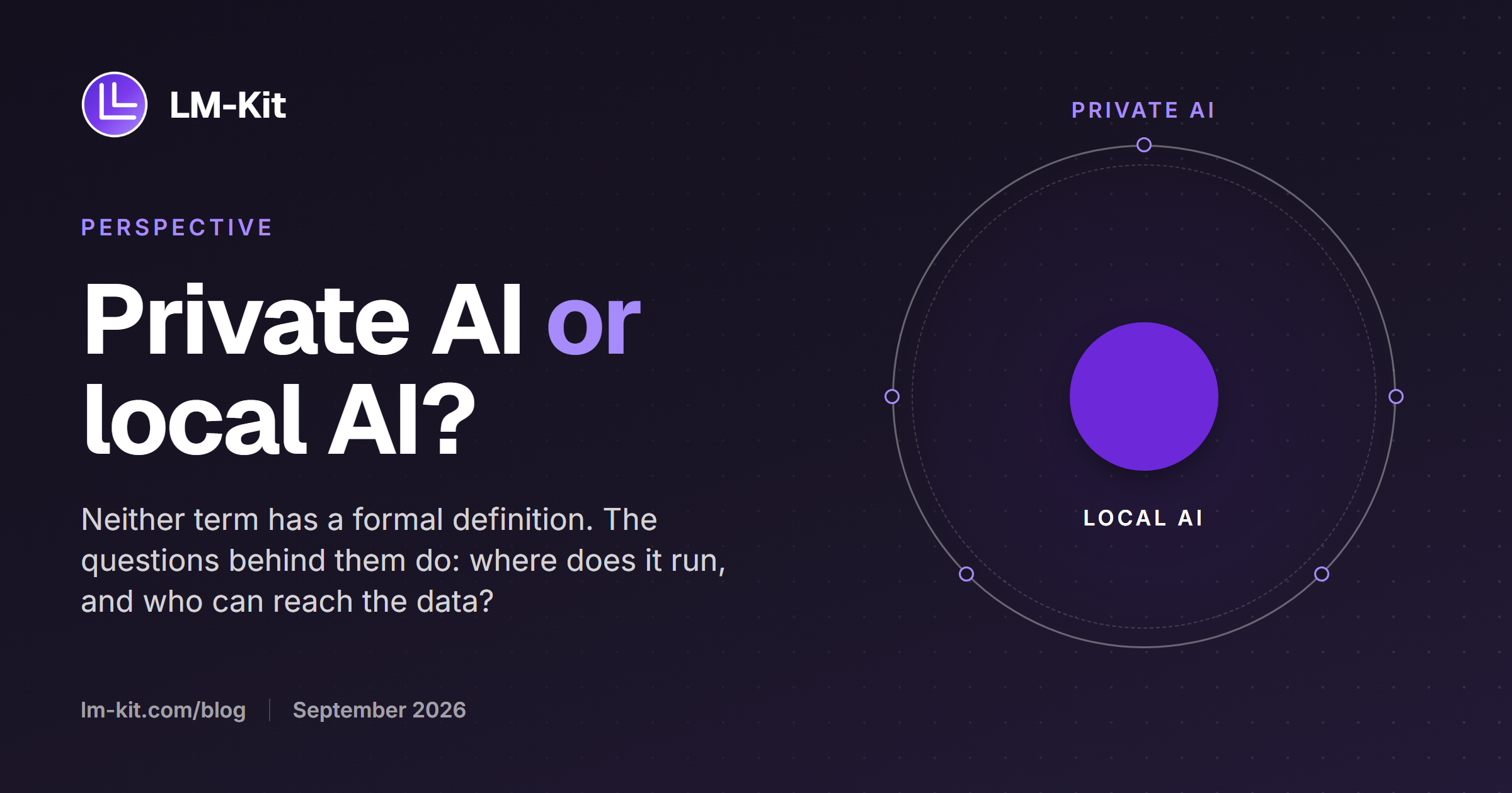 Private AI or Local AI? What Differs, and Why Both Terms Exist